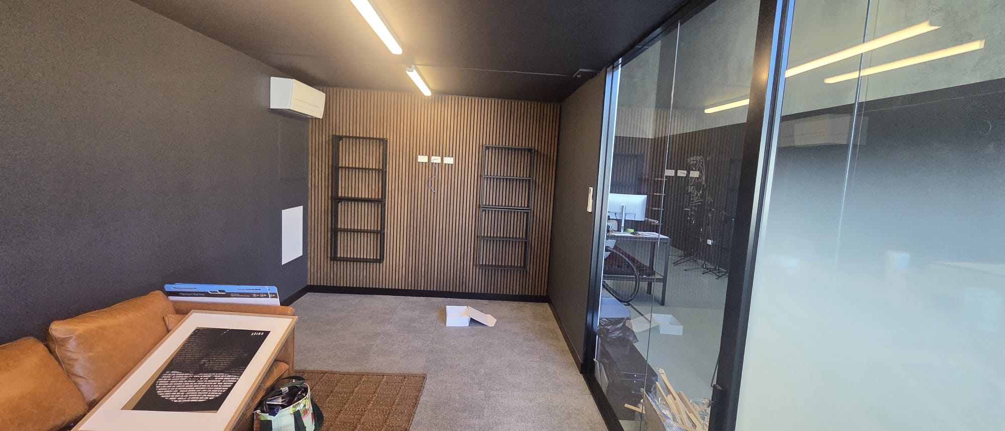 Timber slat feature wall & fit-out